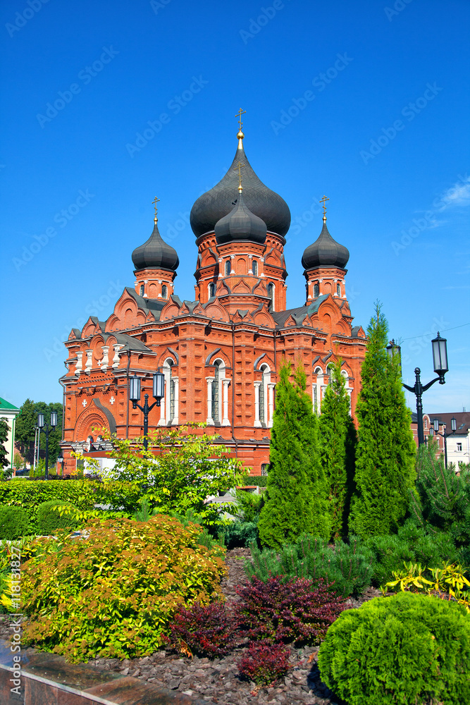 Transfiguration Church of the Dormition Monaster. The Orthodox Church in Tula, Russia