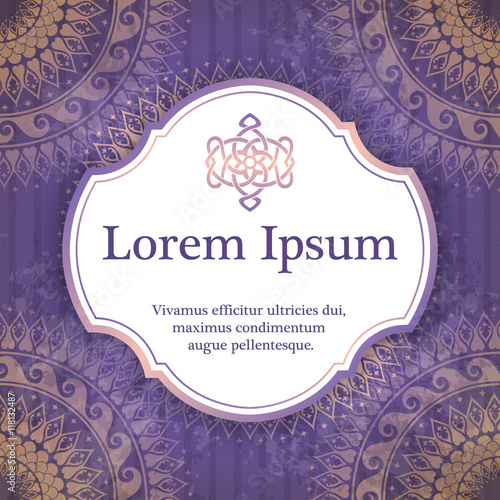 Vector background with mandala