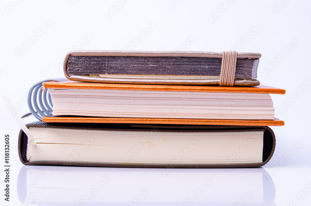 Stack of multi colored books Stack of multi colored books