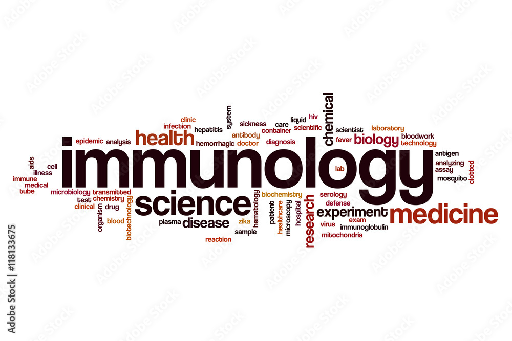 Immunology word cloud Immunology word cloud
