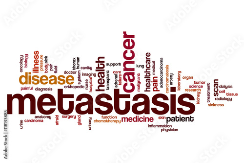 Fotografía Metastasis word cloud