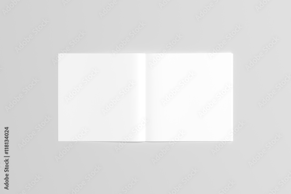 Square Catalog / Magazine Mock-Up - Perfect Binding Square Catalog / Magazine Mock-Up - Perfect Binding