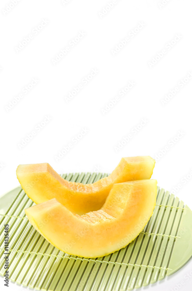 cut cantaloupe melon cut cantaloupe melon