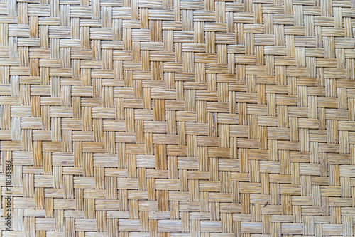 Bamboo brown straw serving mat