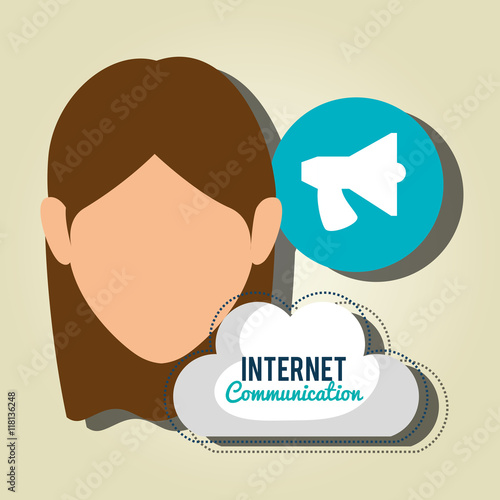 internet service cloud icon