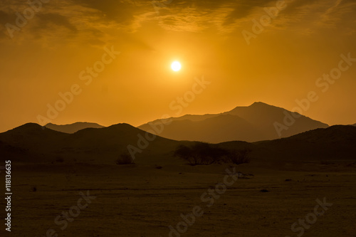 Sunset in africa