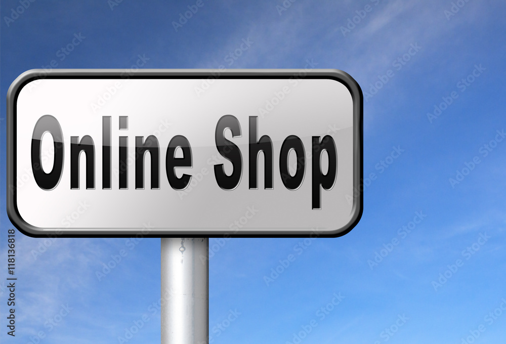 online web shop internet shopping