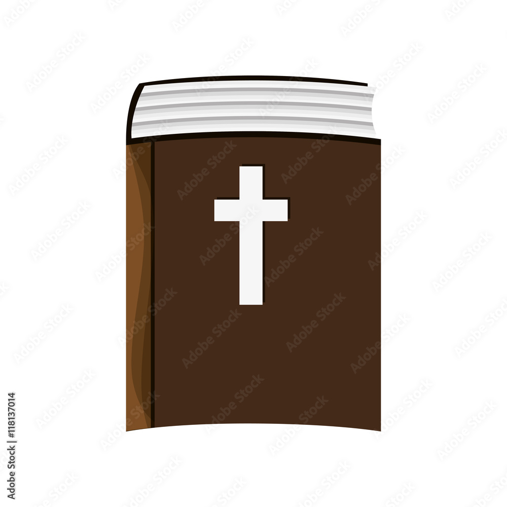 flat design holy bible icon vector illustration flat design holy bible icon vector illustration