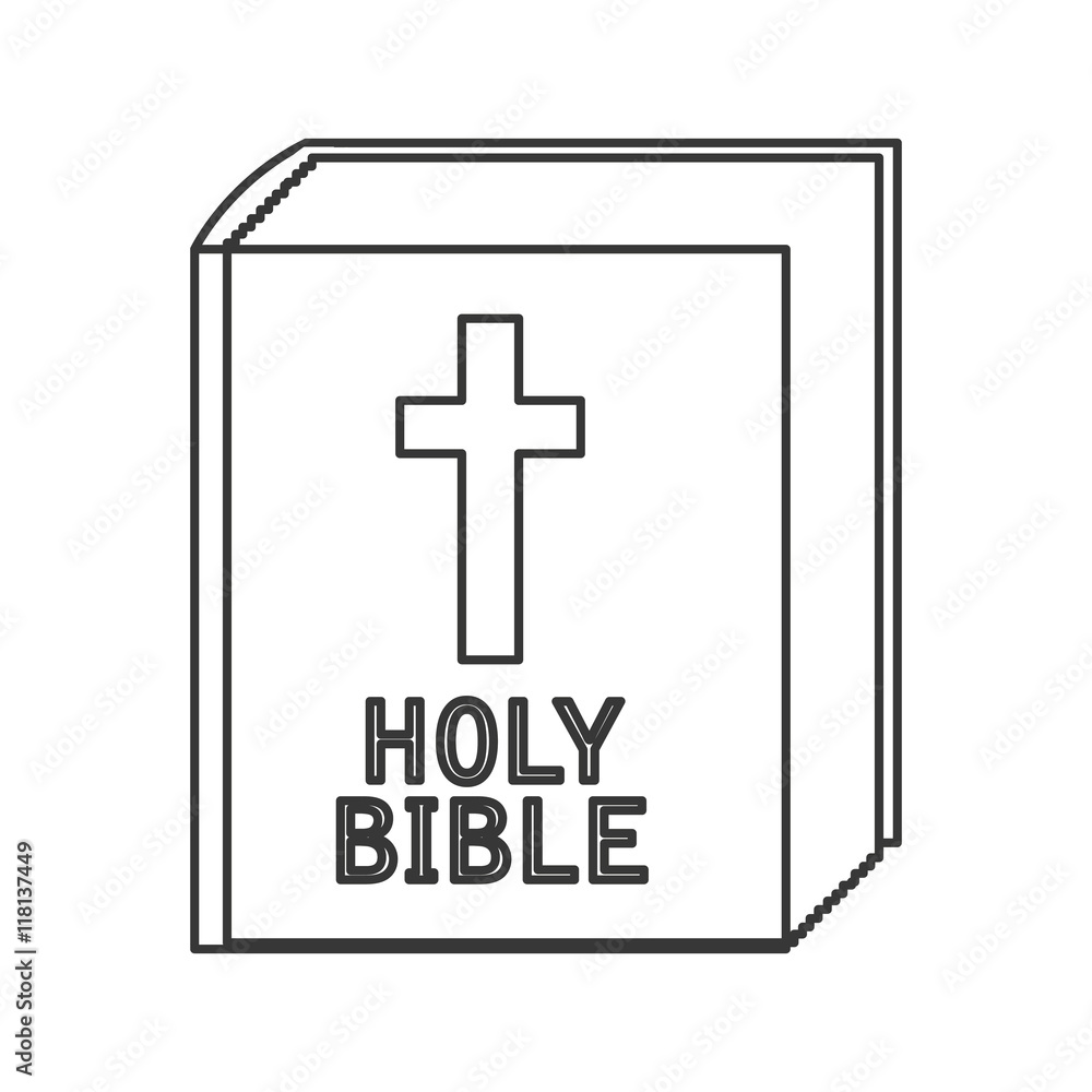 flat design holy bible icon vector illustration flat design holy bible icon vector illustration