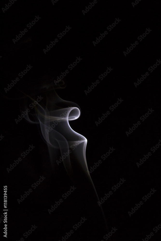 Obraz premium дым в ночи