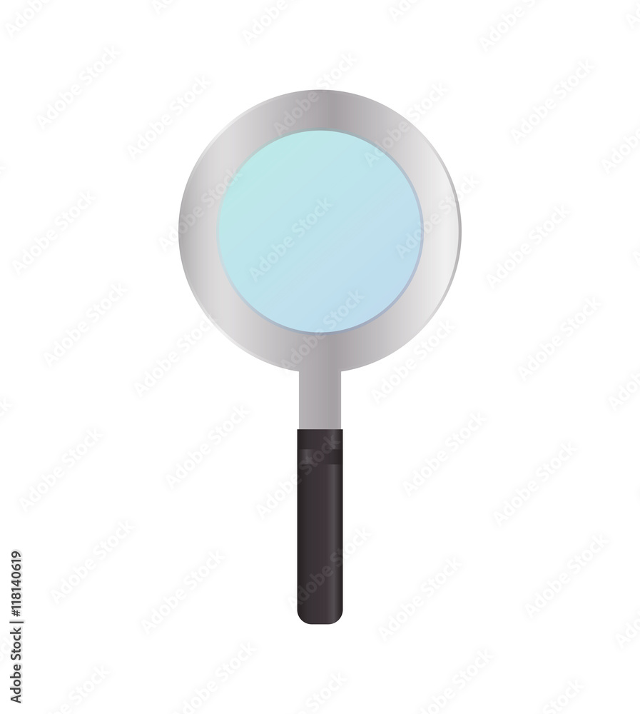 lupe magnifying glass search icon. Isolated and flat vecctor illustration lupe magnifying glass search icon. Isolated and flat vecctor illustration