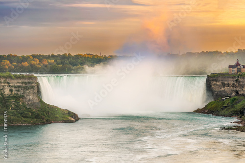 Niagara Falls in Ontario  Canada.