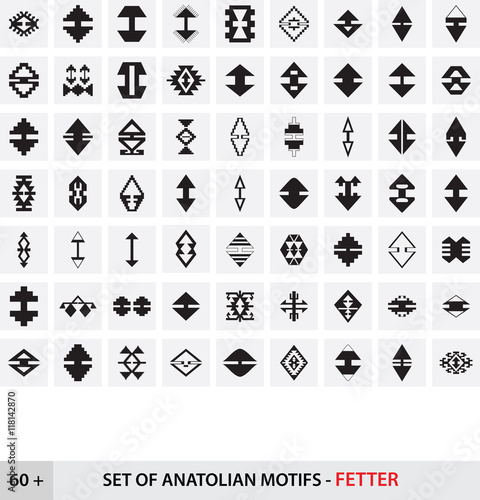 Anadolu Halı - Kilim Motifleri / Bukağı Motifi
