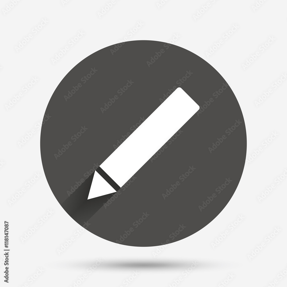 Pencil sign icon. Edit content button. Pencil sign icon. Edit content button.