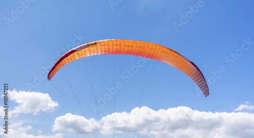 The colorful parachute.