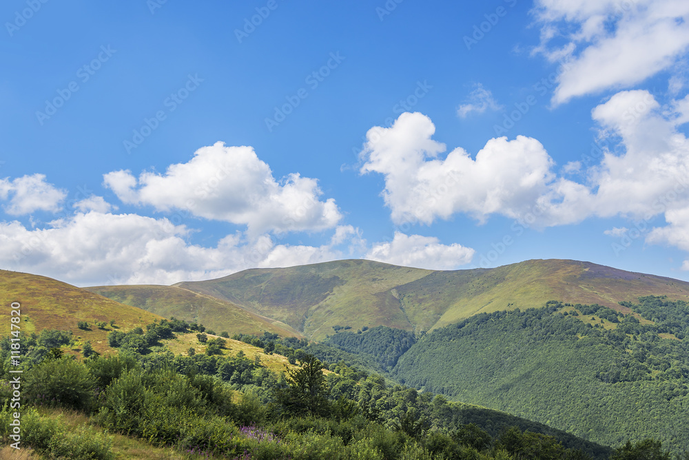 Fototapeta premium High mountain landscape.