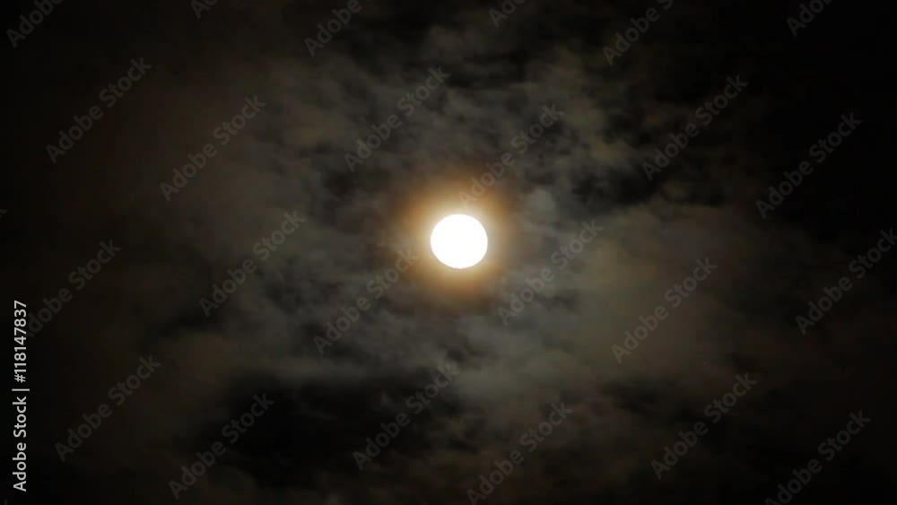 windy cloud moving through the bright moon at corona time, for night scene, high definition, Full HD, 1920x1080 windy cloud moving through the bright moon at corona time, for night scene, high definition, Full HD, 1920x1080