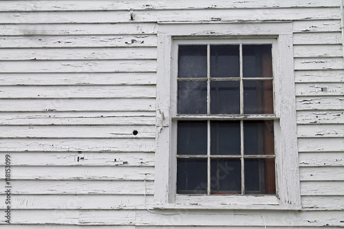 Closeup of a Window in an Old House