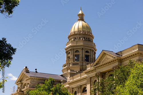 Cheyenne Wyoming Capital City Downtown Capitol Building Legislat photo