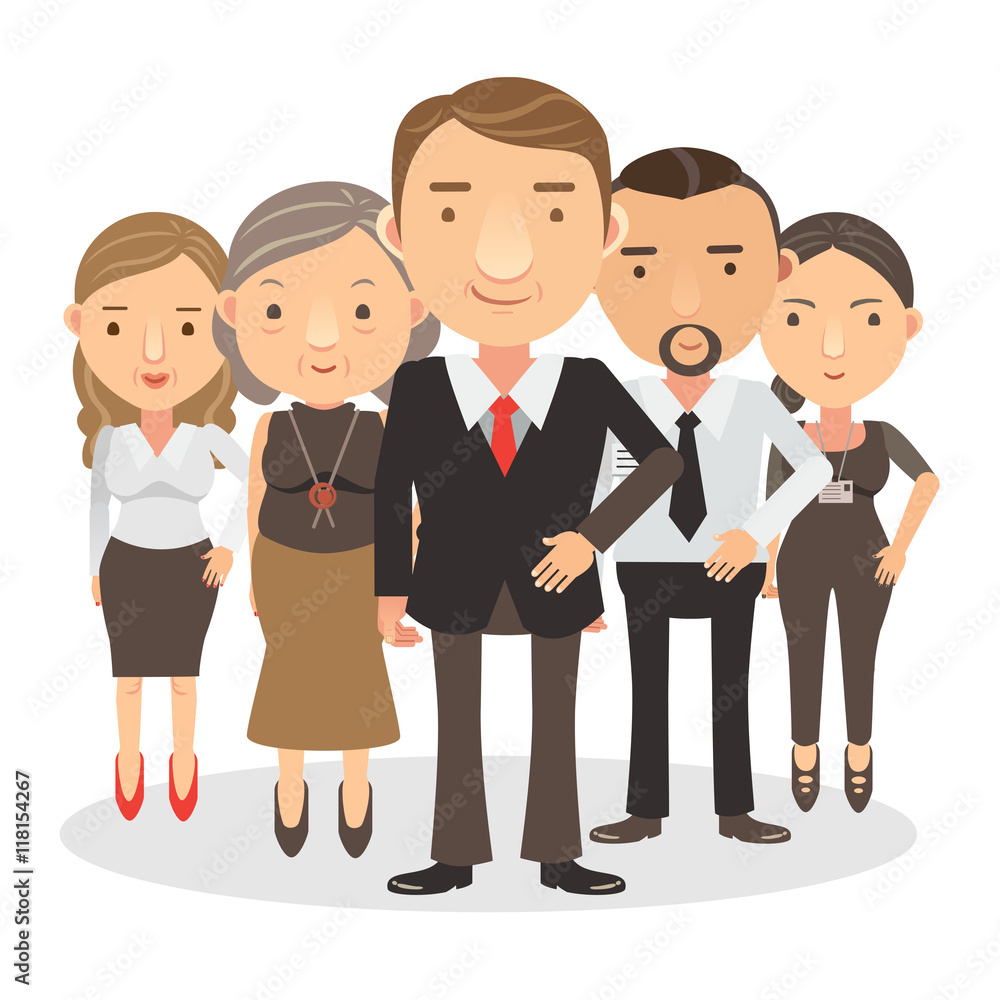 Business Team/Group of business people.Vector Cartoon illustrations Business Team/Group of business people.Vector Cartoon illustrations
