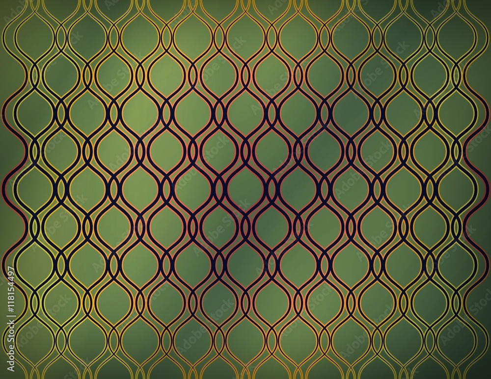 Naklejka premium Abstract background with curves line pattern