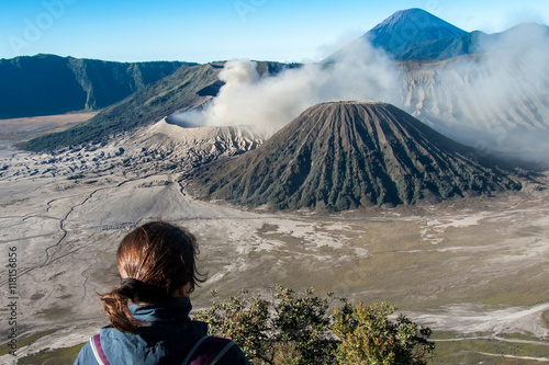 Vue sur le Mont Bromo, Java, Indonésie
