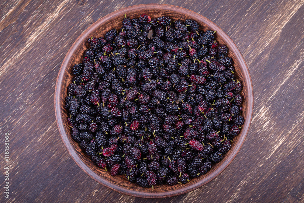 Mulberry in plate, Mulberry in plate,