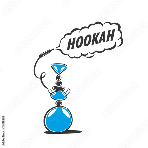 vector logo hookah