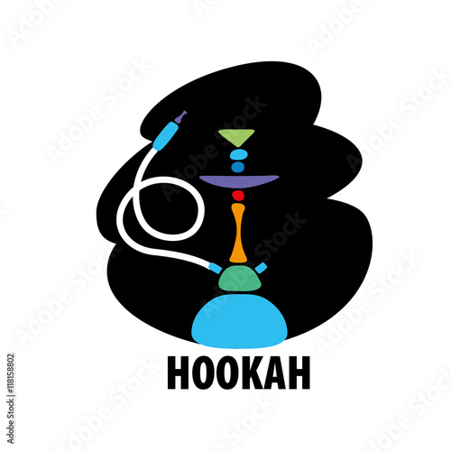 vector logo hookah