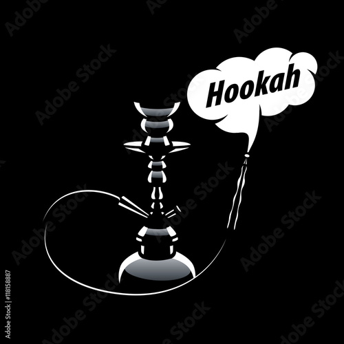 vector logo hookah