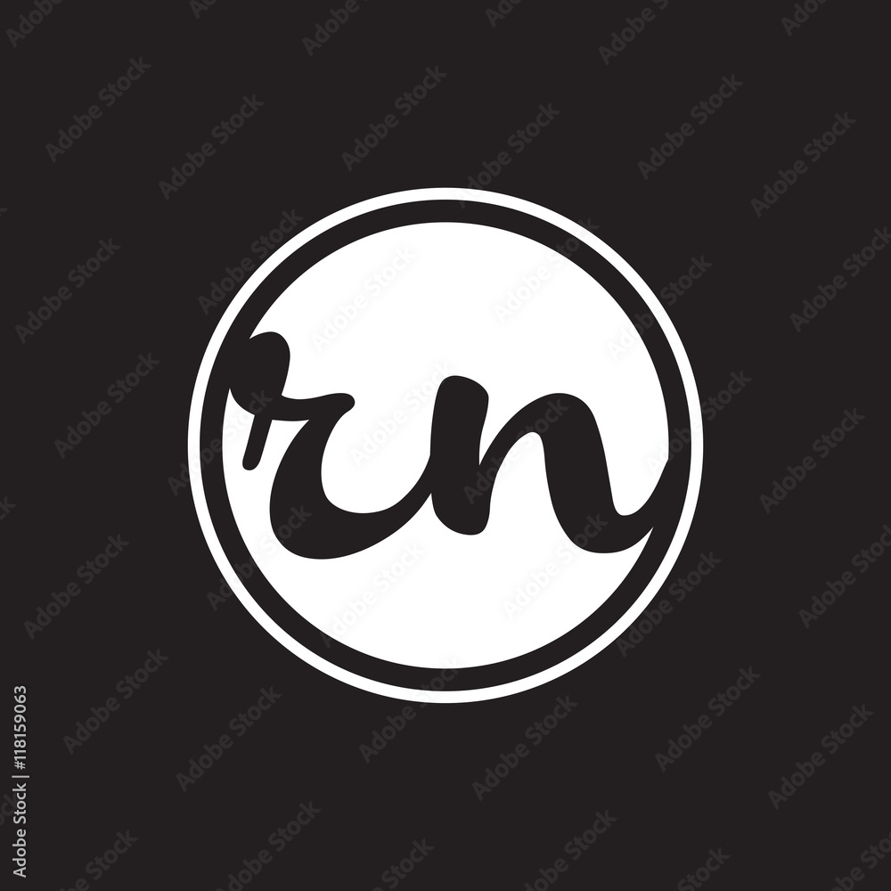 initial letter logo circle with ring initial letter logo circle with ring