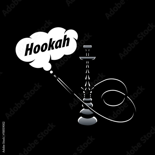 vector logo hookah