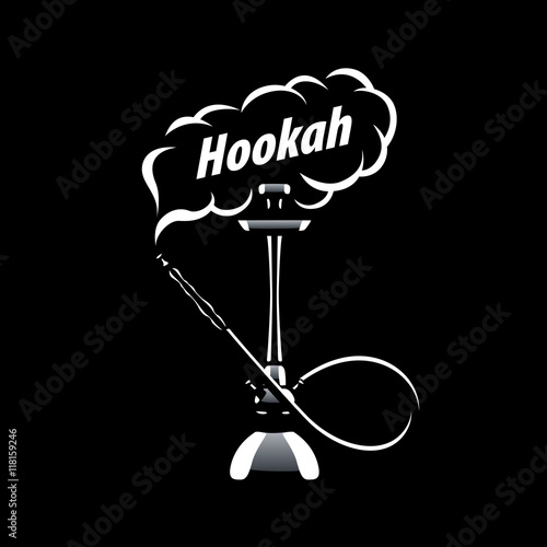 vector logo hookah