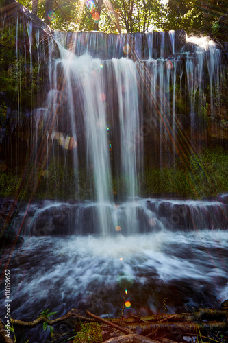 beautiful waterfalls in Keila-Joa  Estonia