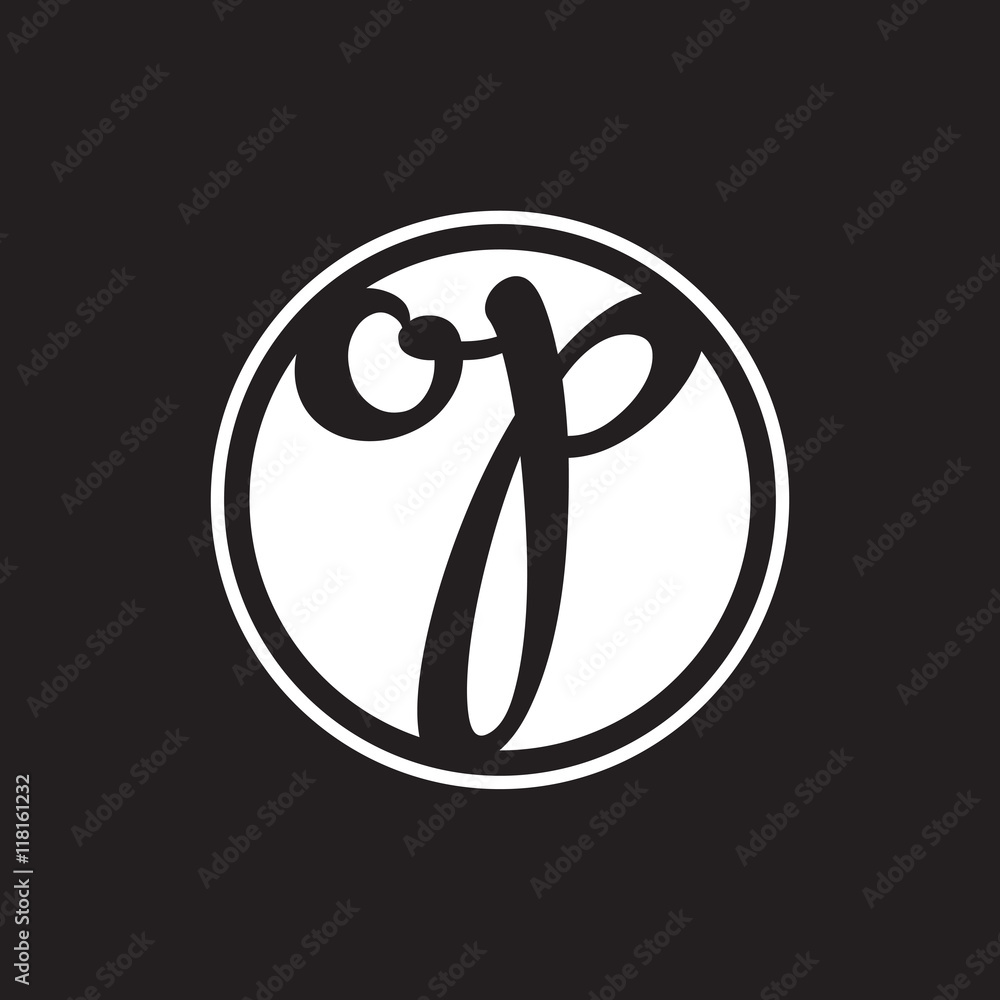 initial letter logo circle with ring initial letter logo circle with ring