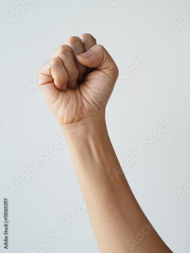 Fist hand.