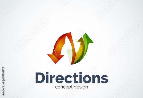 Free Download Direction arrows logo - GFXLoad