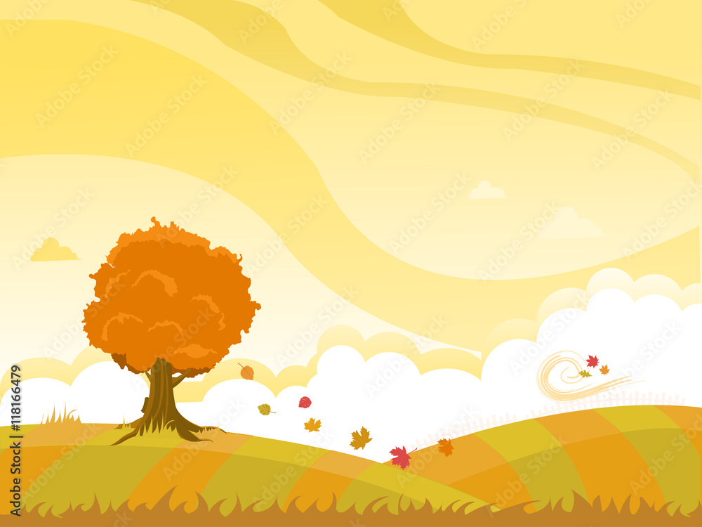 Autumn Background Illustration