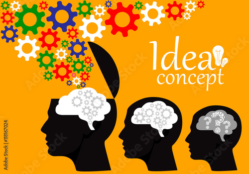 Creative Idea, Business Concepts. Vector Illustration, Flat Design.
