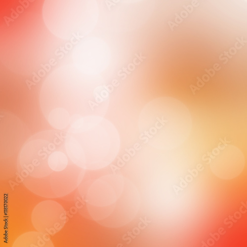 Orange Abstract background circle template 