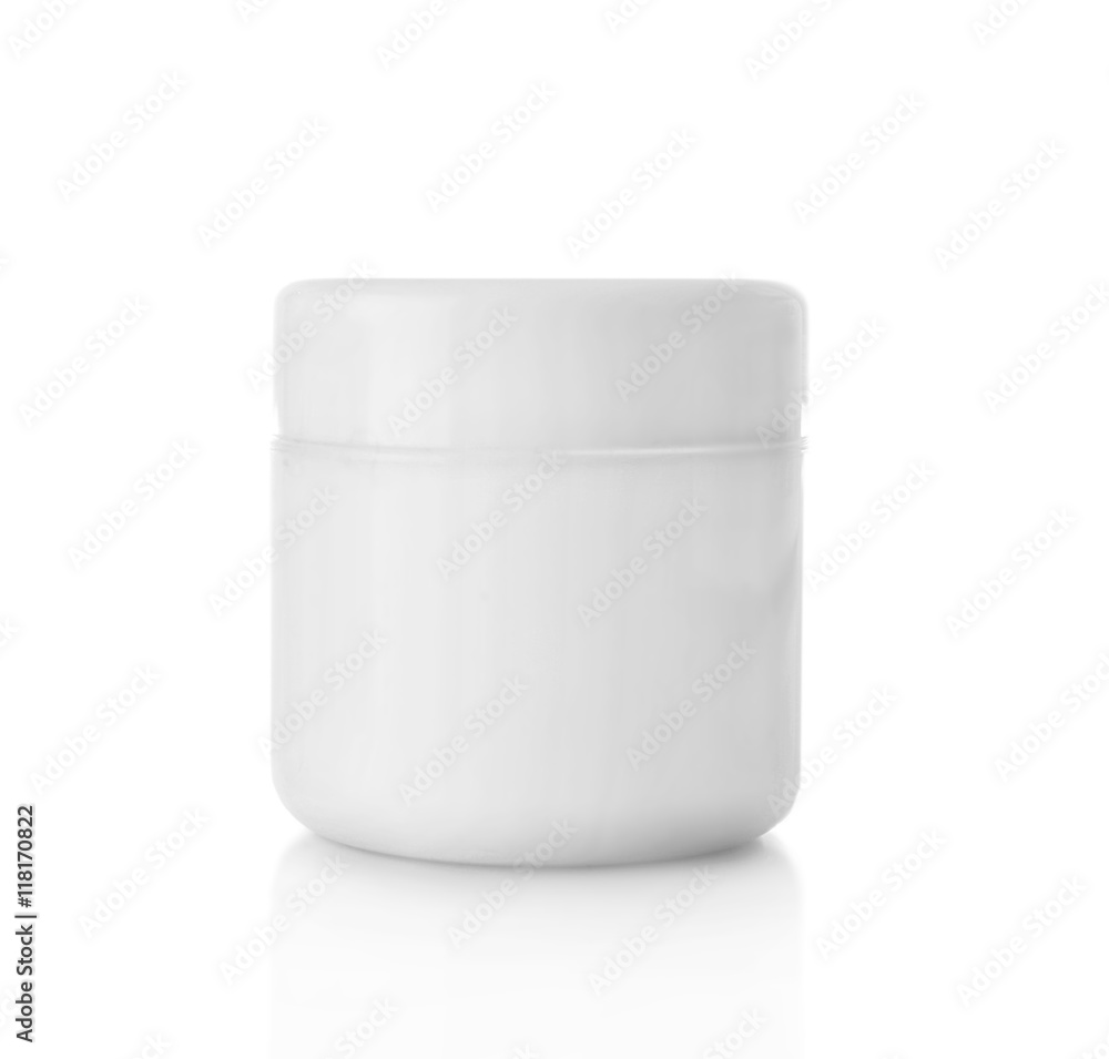 Cosmetic bottle isolated on white Cosmetic bottle isolated on white
