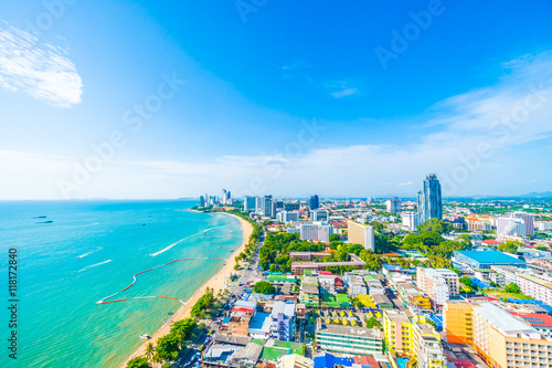 Pattaya city and bay