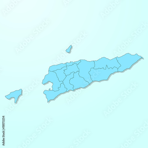 East Timor blue map on degraded background vector