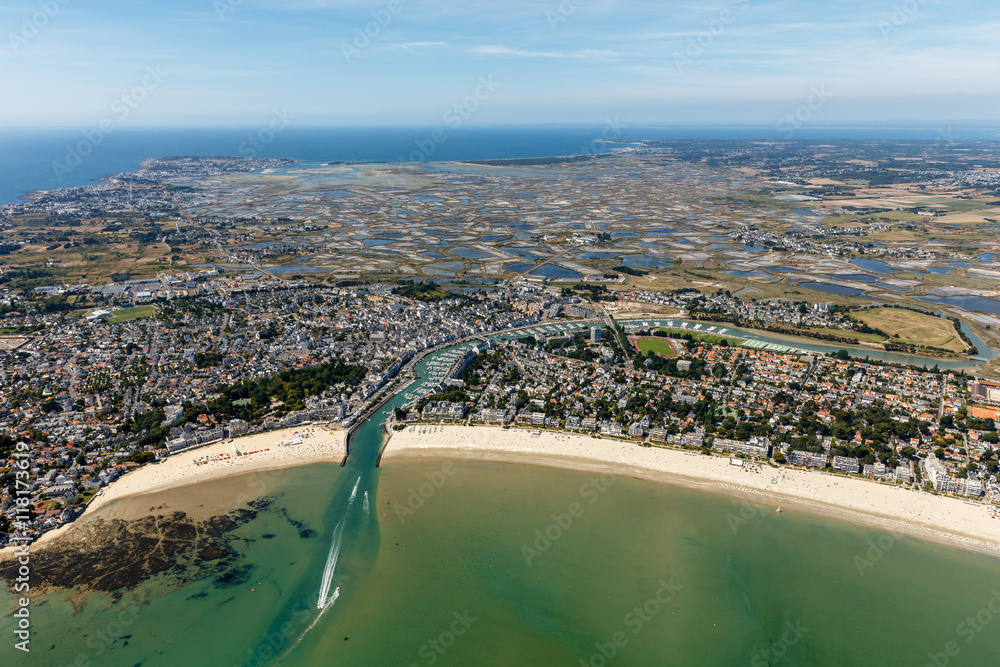 Le Pouliguen from above
