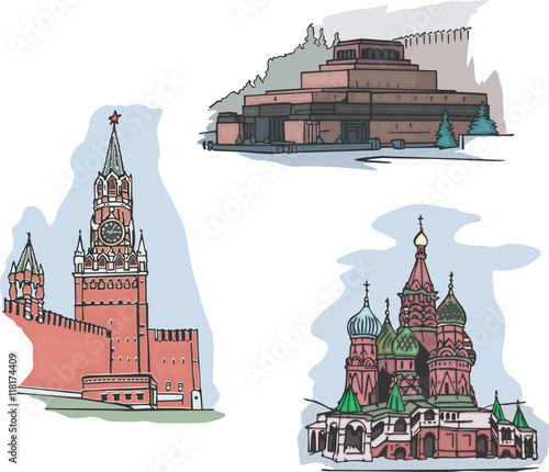 Moscow, Russia, Red Square sights
