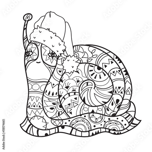 Wallpaper Mural Zen art stylized snail Torontodigital.ca