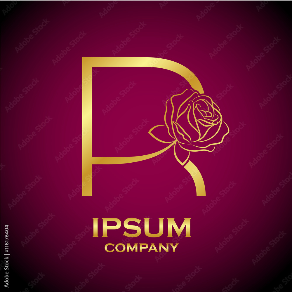 Rose Letter Logos for Sale