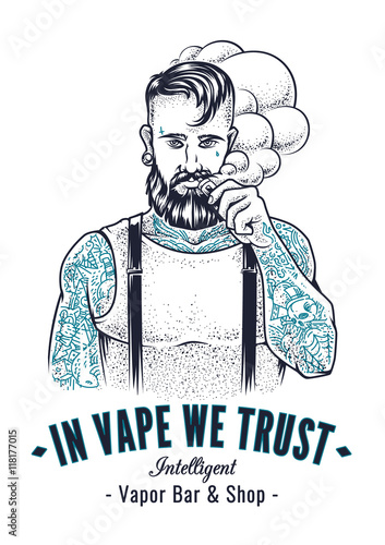 Vaper Hipster Art