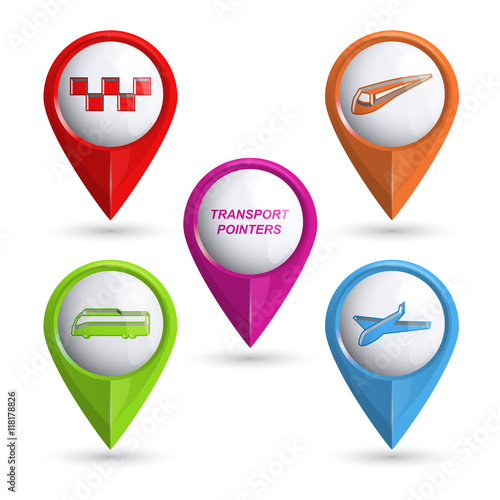 Set of modern vector 3D pointers Free Download Set of modern vector 3D pointers - GFXLoad
