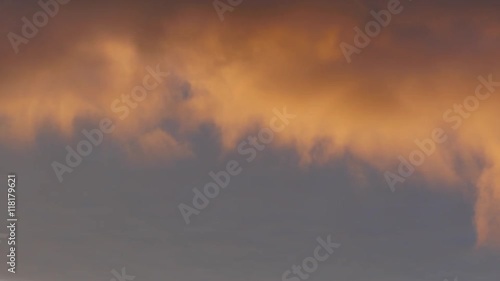 Wolken beim Sonnenuntergang